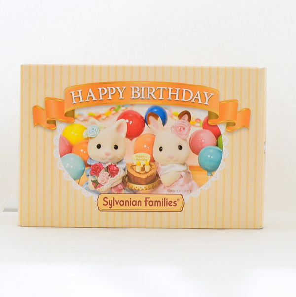 [Used] Forrest Kitchen BIRTHDAY SET SILK CAT BABY Epoch Japan  Sylvanian Families