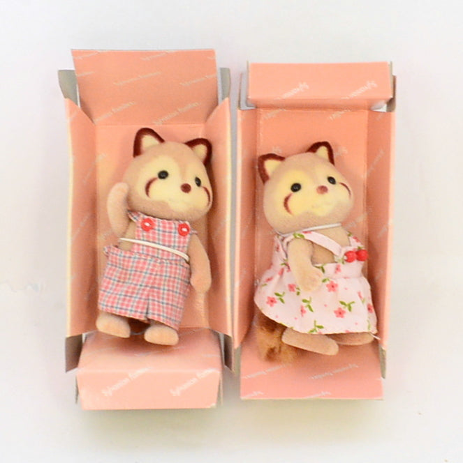 [Used] RACOON BOY GIRL Sylvanian Families