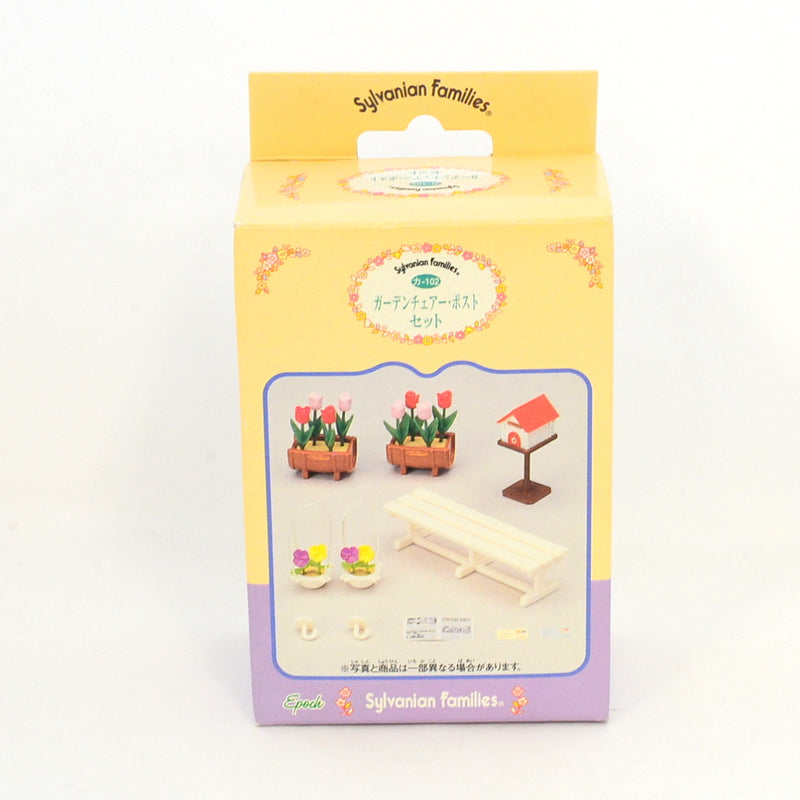 [Used] GARDEN CHAIR MAIL BOX SET 1999 KA-102 Retired Sylvanian Families