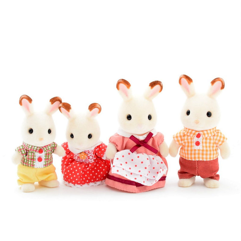 [Used] CHOCOLATE RABBIT FAMILY FS-16 Epoch Japan Sylvanian Families