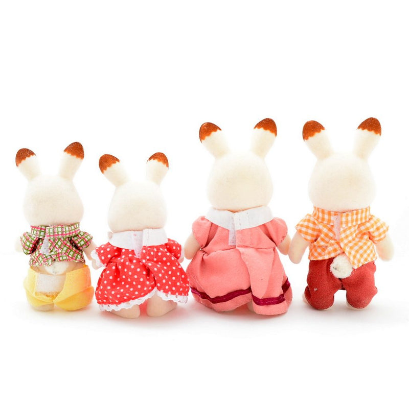 [Used] CHOCOLATE RABBIT FAMILY FS-16 Epoch Japan Sylvanian Families