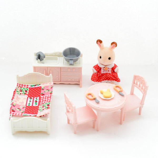 [Used] ITEM SET FOR STARTAR HOME Calico Critter Epoch Japan Sylvanian Families