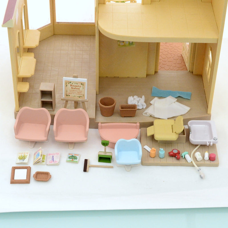 [Used] FOREST BEAUTY PARLOR SALON Fu-01 Japan Sylvanian Families