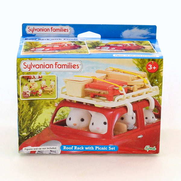 [Used] ROOF RACK WITH PICNIC SET Epoch UK 5048  Sylvanian Families