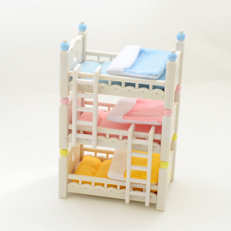 [Used] BABY 3 BUNK BED KA-213 Epoch Sylvanian Families