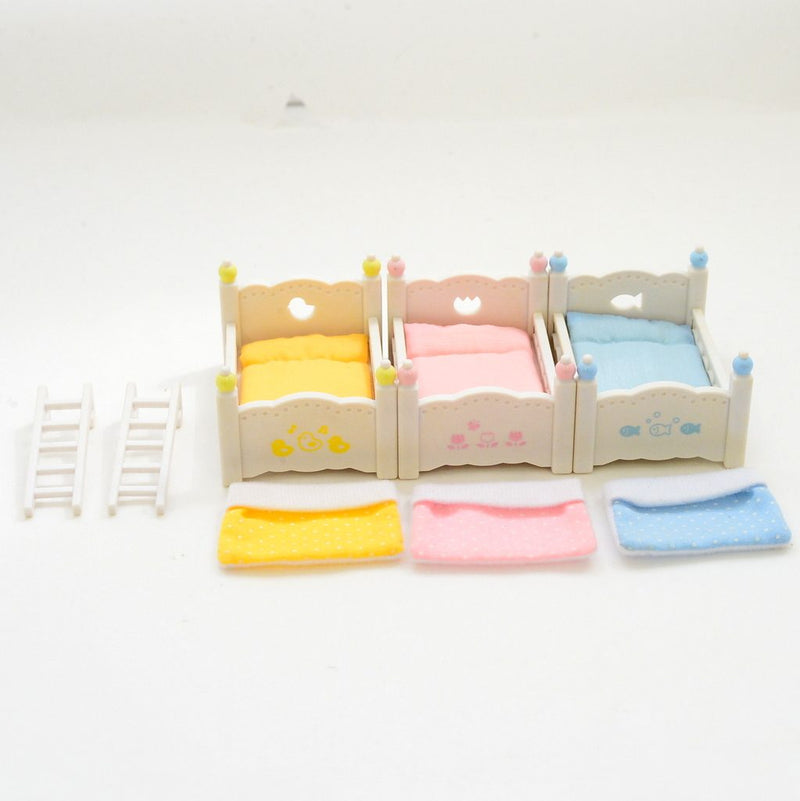 [Used] BABY 3 BUNK BED KA-213 Epoch Sylvanian Families