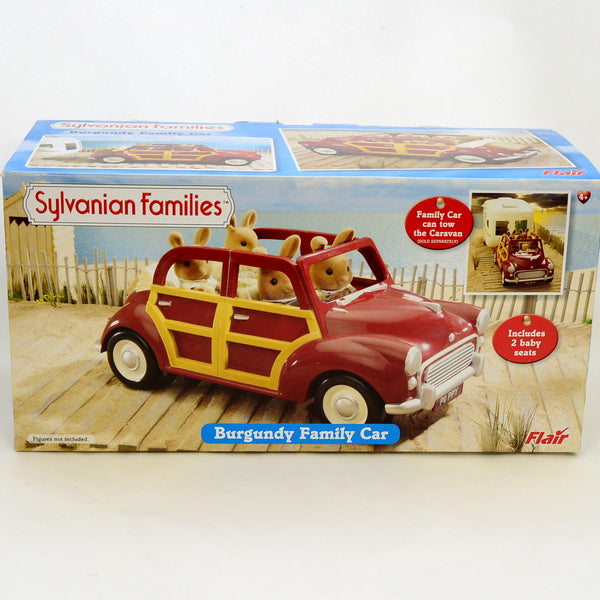 [Used] BURGUNDY FAMILY CAR 4429 Flair Sylvanian Families