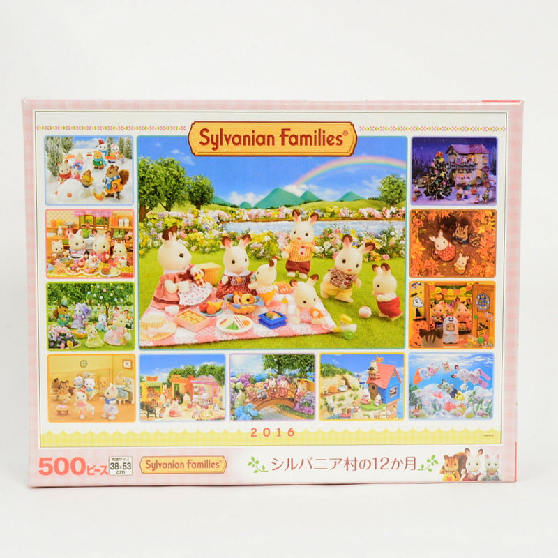 SYLVANIAN VILLAGE�fS 12 个月拼图 500 块 Sylvanian Families