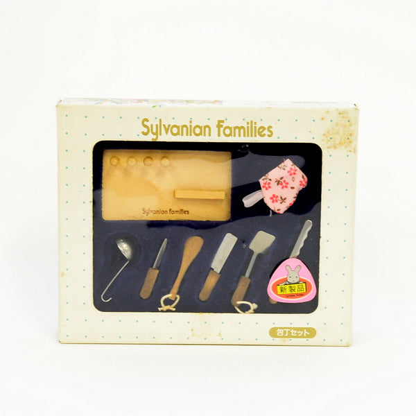 [Used] Retired KITCHEN KNIVES SET KA-32 Japan Sylvanian Families