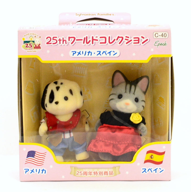 [Used] 25th Anniversary WORLD COLLECTION AMERICA SPAIN Sylvanian Families