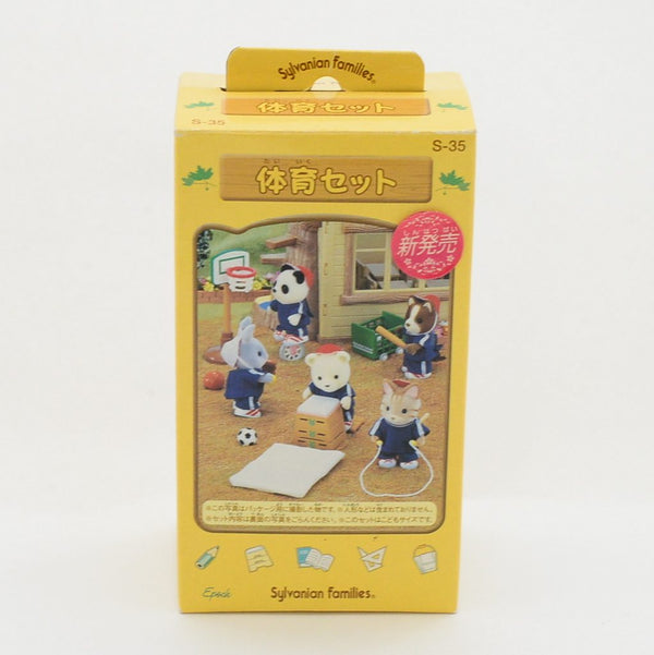 [Used] GYMNASTICS SET S-35 Epoch Japan Sylvanian Families