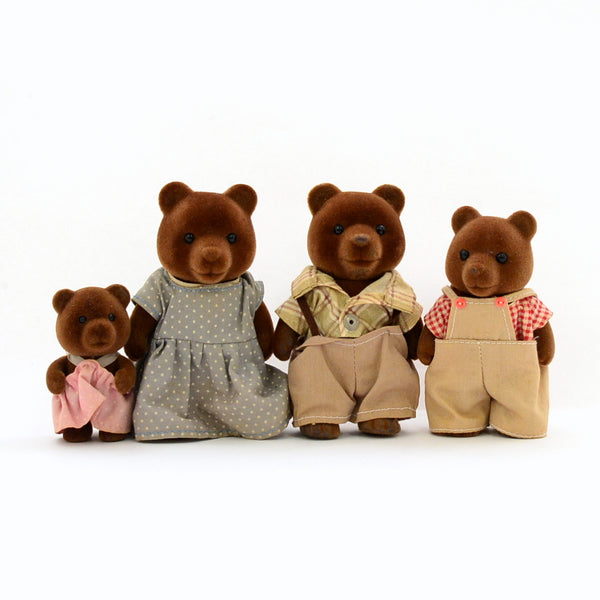 [Used] BROWN BEAR FAMILY Epoch Sylvanian Families
