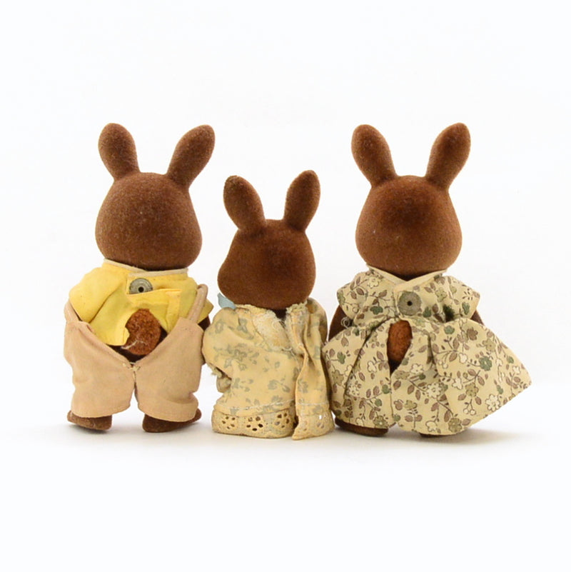 [Used] BROWN RABBIT FAMILY Epoch Sylvanian Families
