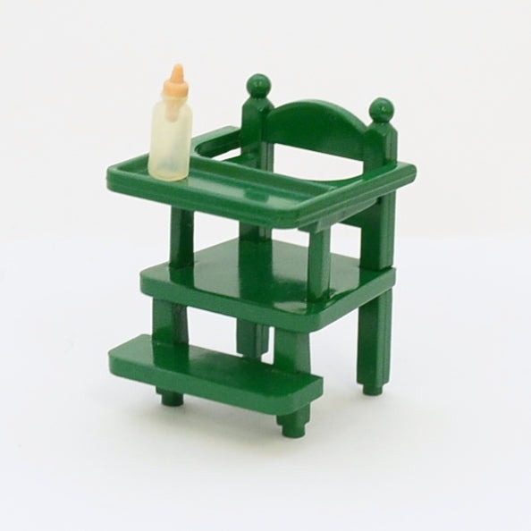 [Used] GREEN BABY CHAIR ka-40 Epoch Japan  Sylvanian Families