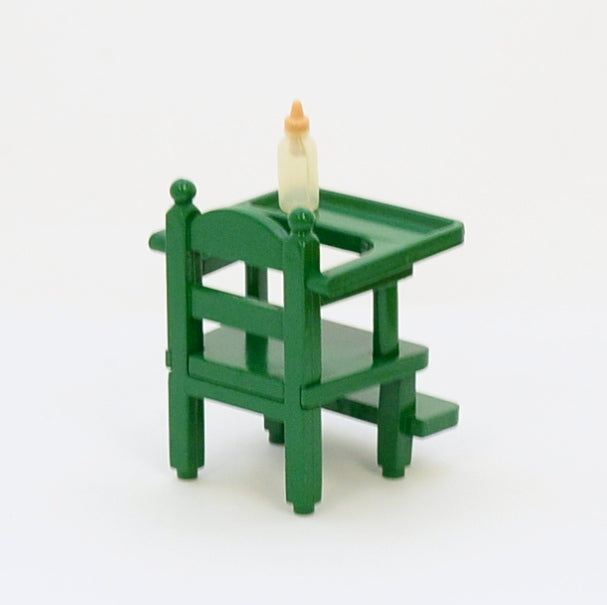 [Used] GREEN BABY CHAIR ka-40 Epoch Japan  Sylvanian Families