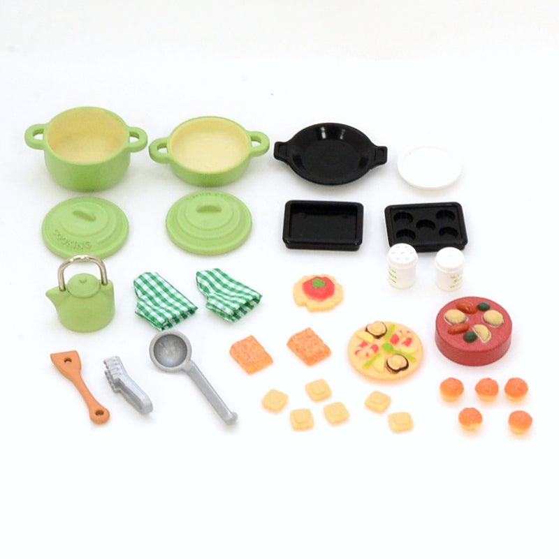 [Used] COOKING SET KA-410 Epoch Sylvanian Families