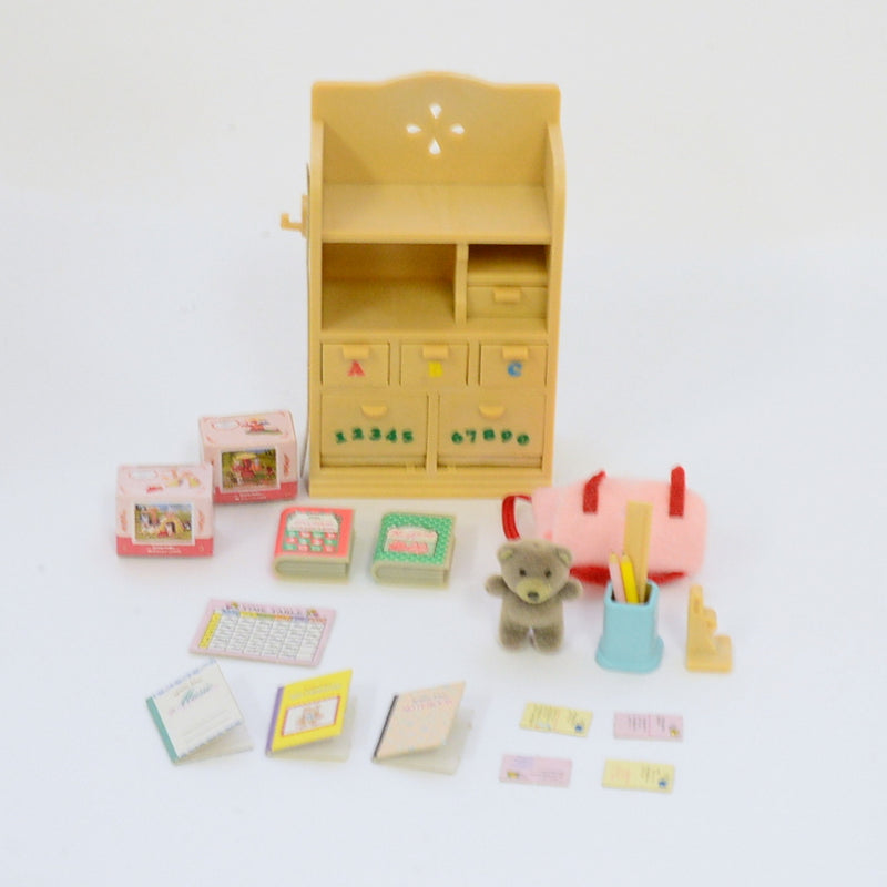 [Used] RACK FOR CHILD ROOM KA-63 Epoch Japan 1987 Sylvanian Families