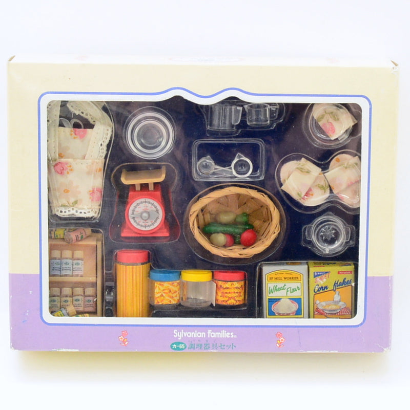 [Used] KITCHENWARE SET KA-65 Japan Epoch 1994 Sylvanian Families