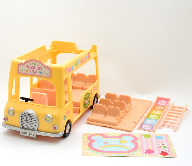 [Used] KINDERGARTEN DOUBLE-DECKER SCHOOL BUS S-51 Sylvanian Families