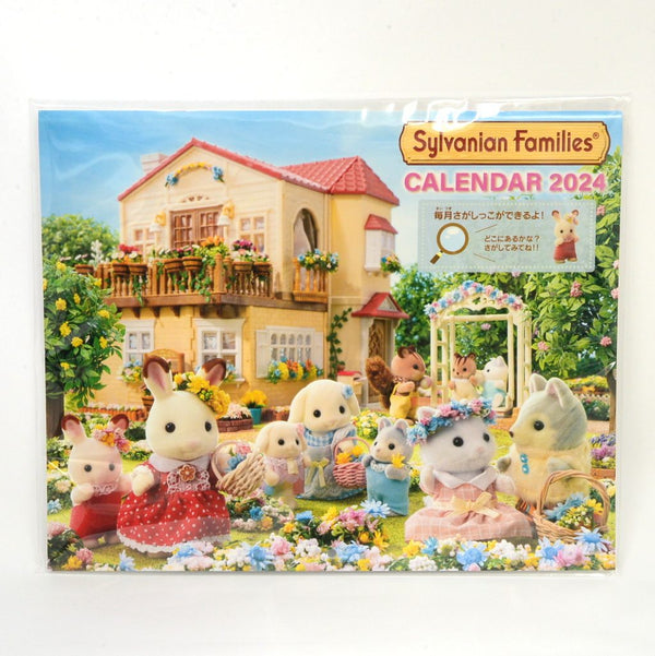 WALL CALENDER 2024 Calico Clitters Epoch Japan Sylvanian Families