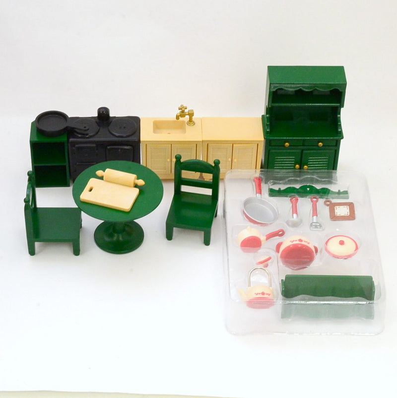 [Used] DINING KITCHEN SET SE-122 Japan Sylvanian Families