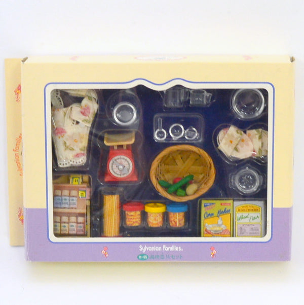 [Used] KITCHENWARE SET KA-65 Japan Epoch 1994 Sylvanian Families