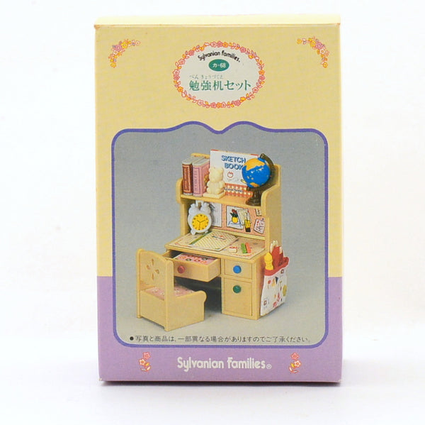 [Used] STUDY DESK SET KA-68 Epoch Japan 1995 Sylvanian Families