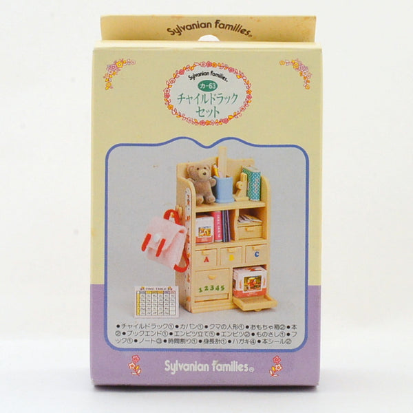 [Used] RACK FOR CHILD ROOM KA-63 Epoch Japan 1987 Sylvanian Families