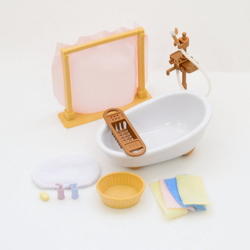 [Used] BATH SET KA-605 Epoch Sylvanian Families