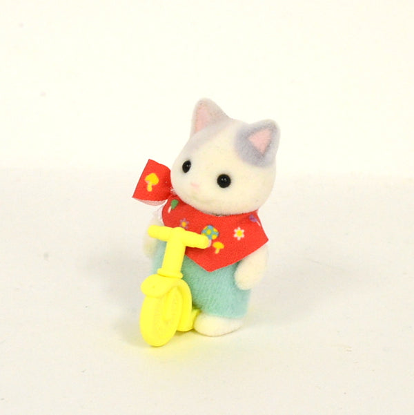 [Used] BABY COLLECTION SECRET FOREST SERIES LATTE CAT FAMILYMART  Sylvanian Families