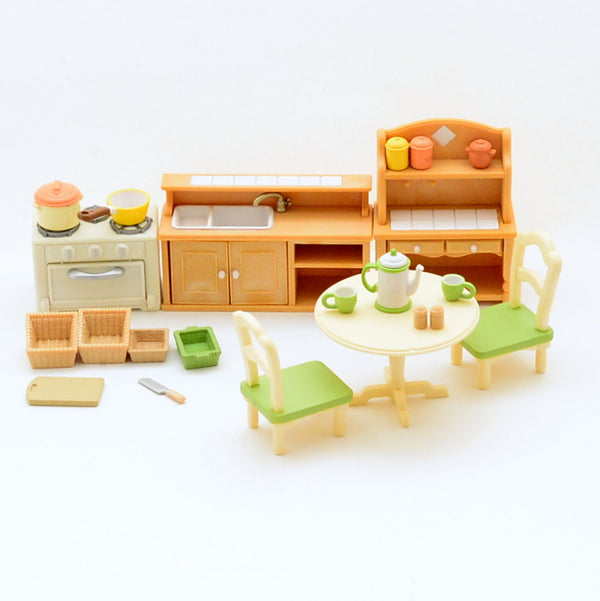 [Used] DINING ROOM SET Epoch Sylvanian Families