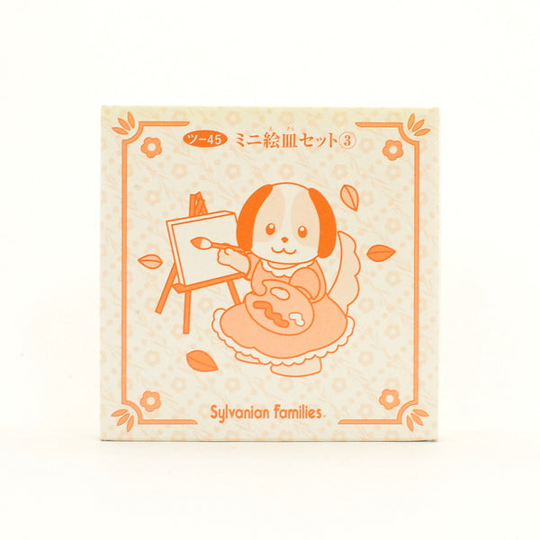 [Used] MINIATURE DECORATIVE PLATE 3 autumn 1998 Sylvanian Families