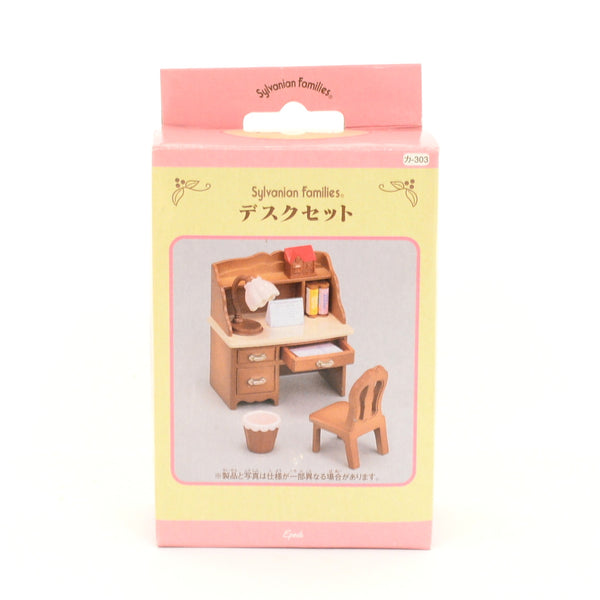 [Used] DESK SET KA-303 Epoch Japan Sylvanian Families