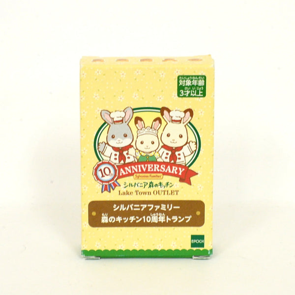 FOREST KITCHEN ANNIVERSARY 10th PLAYING CARDS Japan Epoch Sylvanian Families