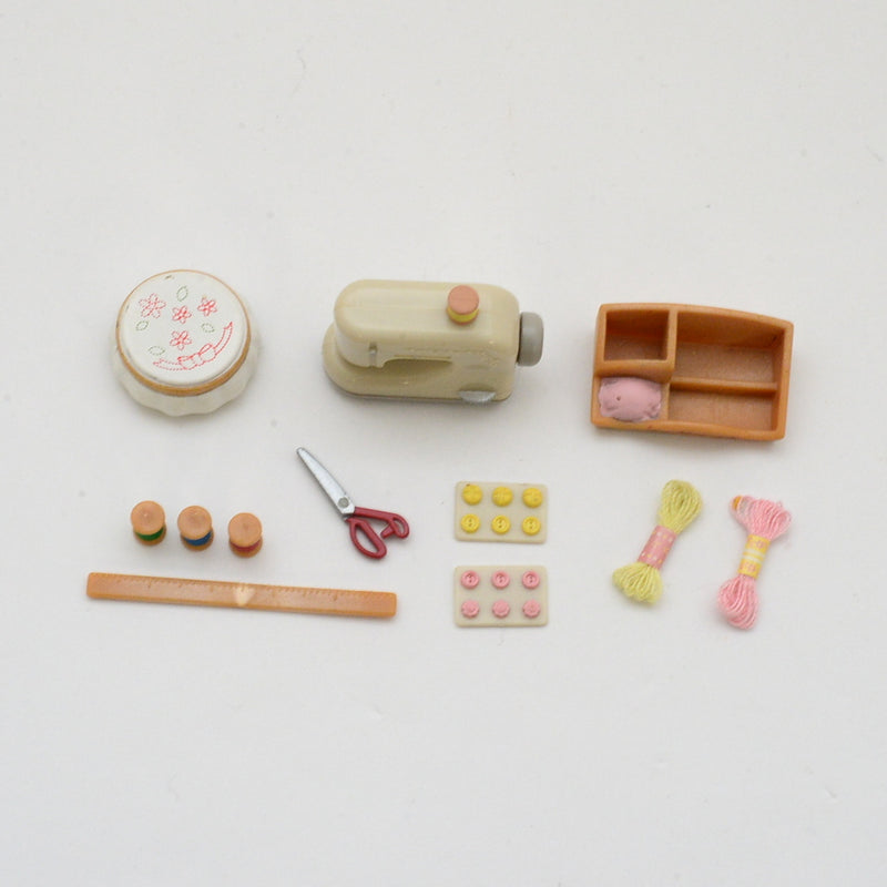 [Used] NEW SEWING MACHINE SET KA-611 Epoch Sylvanian Families