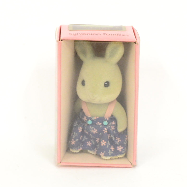 [Used] GRAY RABBIT GIRL U-14-650 Epoch Japan Sylvanian Families