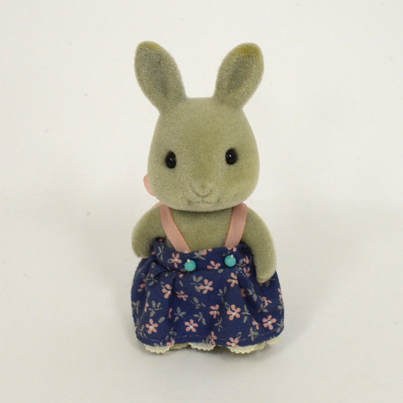 [Used] GRAY RABBIT GIRL U-14-650 Epoch Japan Sylvanian Families