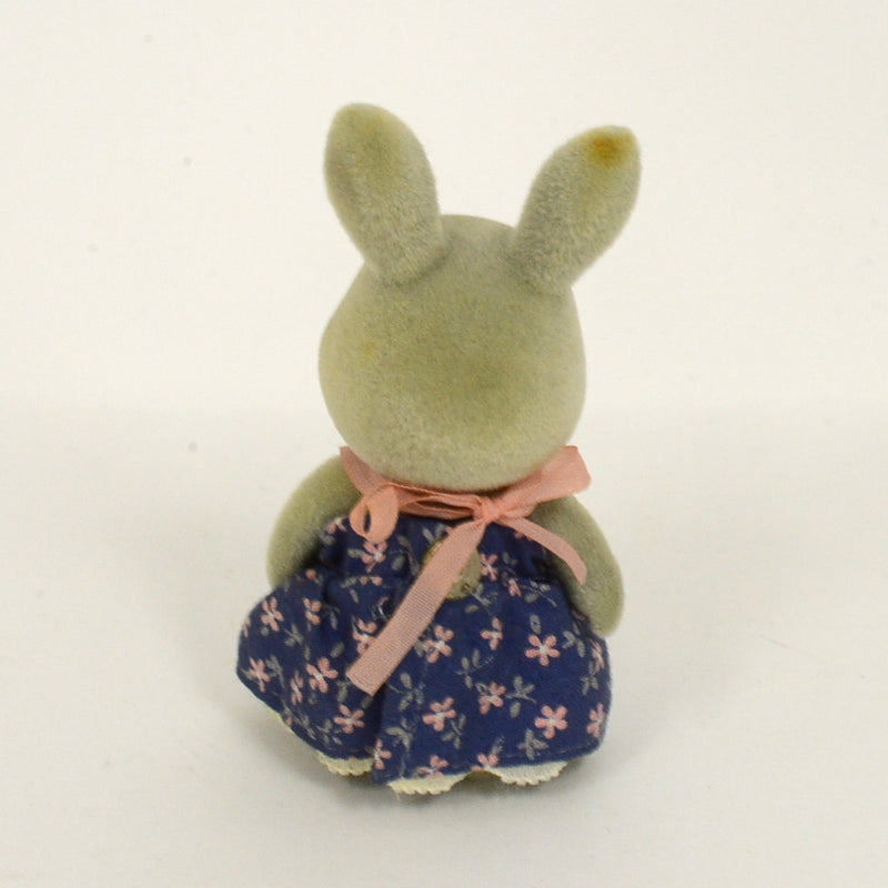 [Used] GRAY RABBIT GIRL U-14-650 Epoch Japan Sylvanian Families