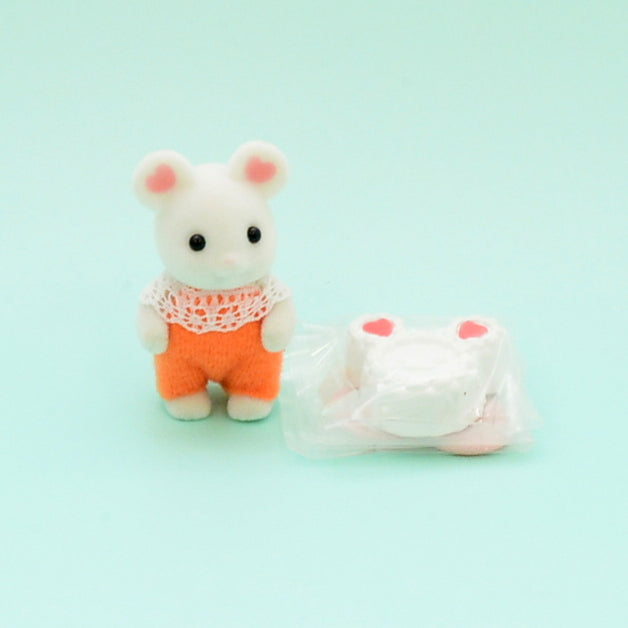 Baby Sweets Series Marshmallow Mouse Baby Cake 2021 Sylvanian Families Calico Critters