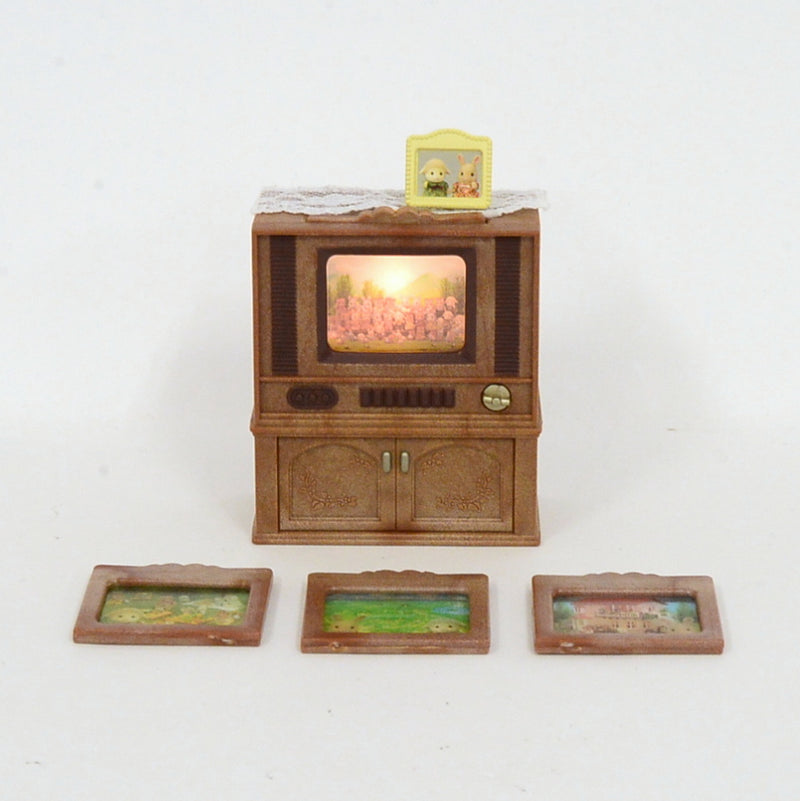 [Used] TELEVISION (TV) SET FOR LIVING ROOM KA-516 Sylvanian Families