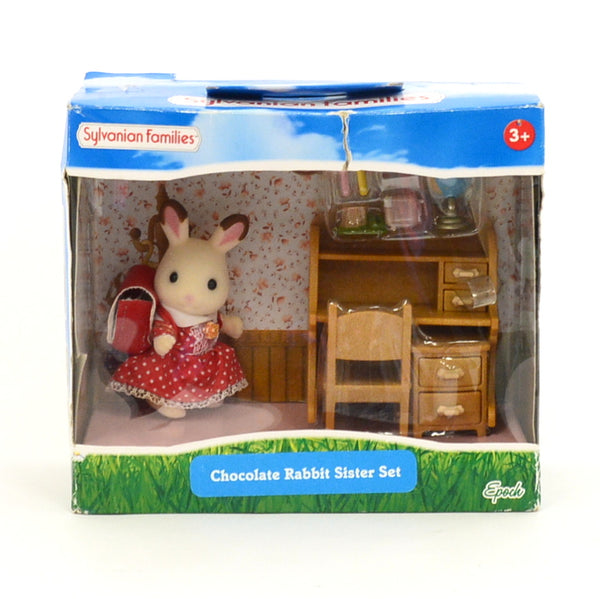 [Used] CHOCOLATE RABBIT SISTER SET UK 5011 Sylvanian Families