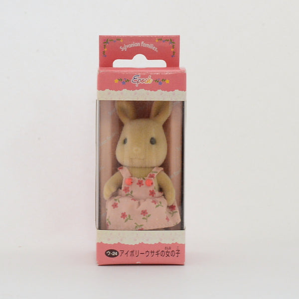 [Used] IVORY RABBIT GIRL (I) U-24-650 Epoch Japan Sylvanian Families