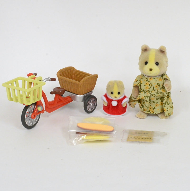 [Used] CYCLING WITH MOTHER 4281 Epoch Sylvanian Families