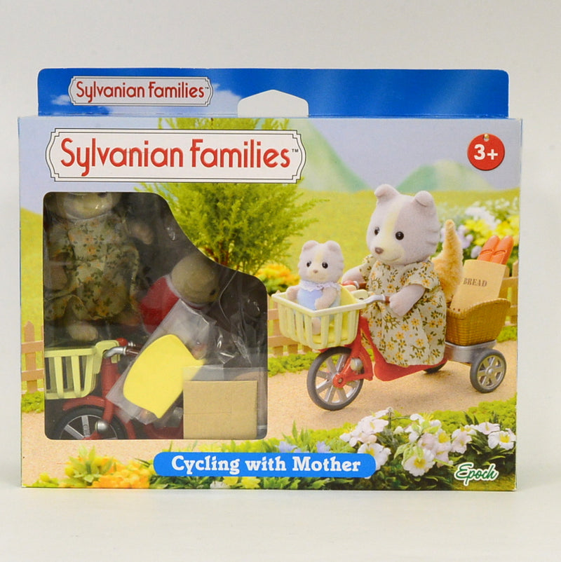 [Used] CYCLING WITH MOTHER 4281 Epoch Sylvanian Families