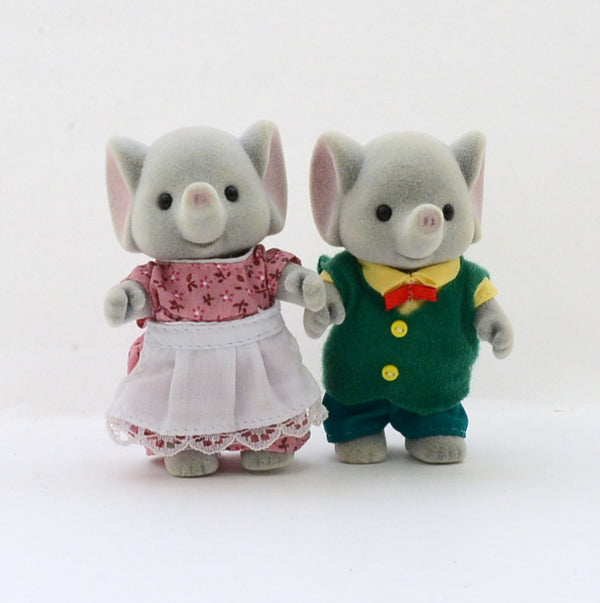 [Used] ELEPHANT MOTHER FATHER Sylvanian Families