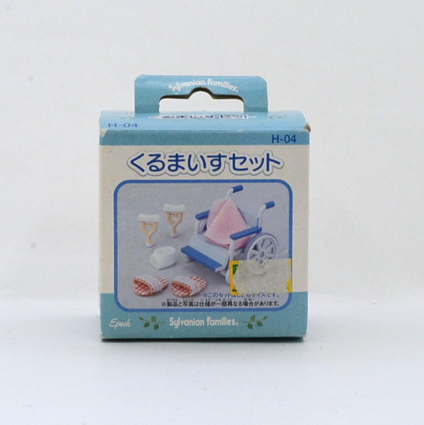 [Used] WHEELCHAIR SET H-04 Epoch Japan Sylvanian Families