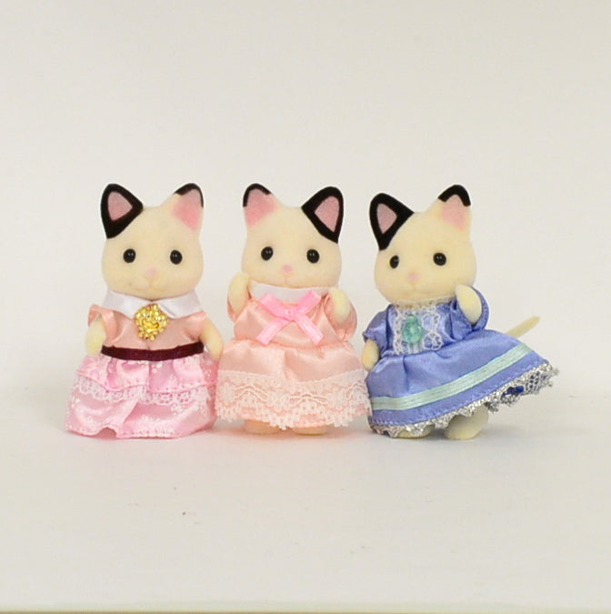 [Used] CHARCOAL CAT SISTERS Japan Sylvanian Families