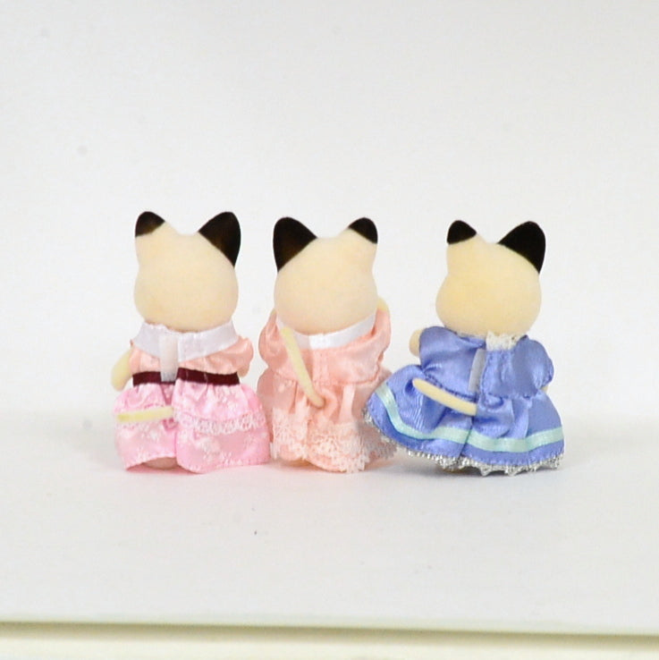 [Used] CHARCOAL CAT SISTERS Japan Sylvanian Families