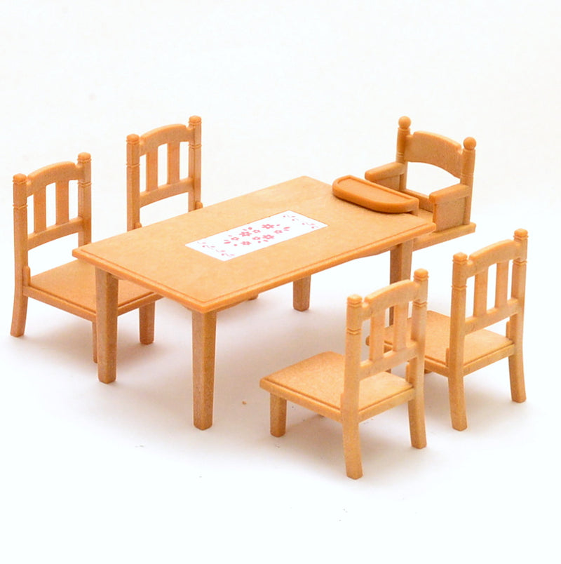 [Used] DINING TABLE SET Epoch KA-421 Sylvanian Families