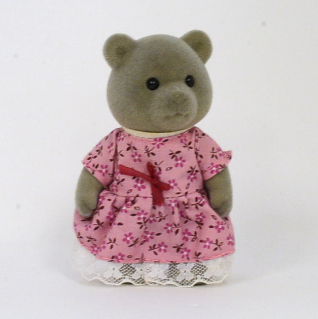 [Used] GRAY SISTER BEAR KU-14 Epoch Sylvanian Families